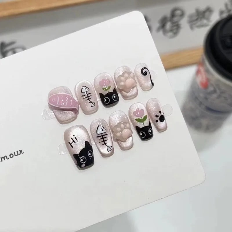 Uñas kawaii cute-preventa